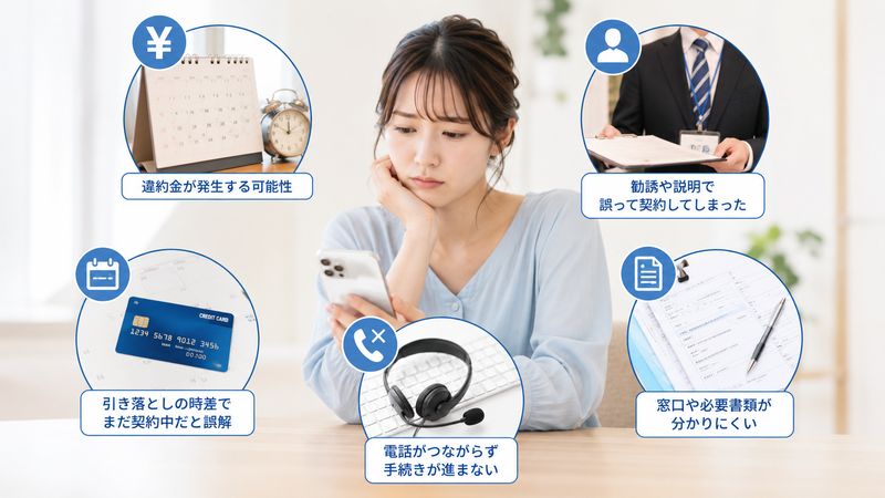 1.フォーバルテレコムを解約できないと言われる主な理由