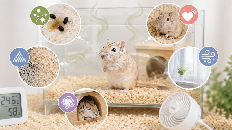 1.マカロニマウスの飼育ケージが臭う原因とは